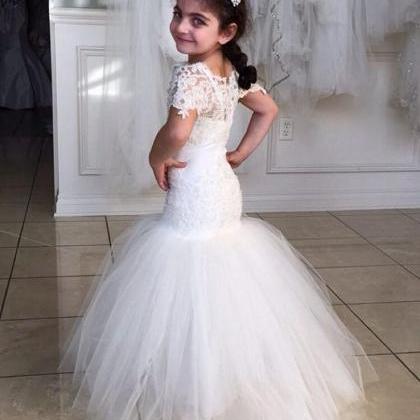 First Communion Dress,lace Tulle Kids..